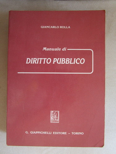 Manuale diritto pubblico g - di,