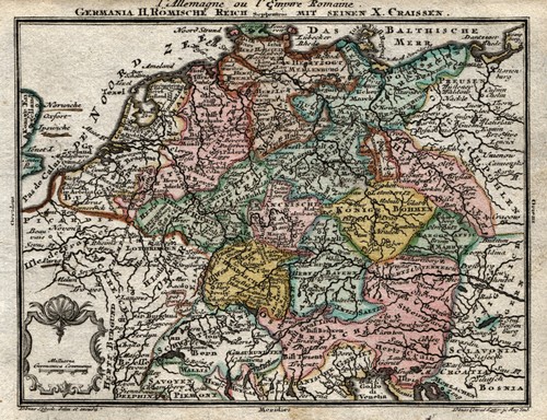 Germania originale incisione - germania,