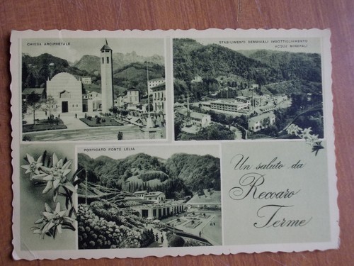 Cartolina recoaro terme - cartolina,