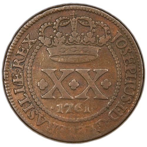 Brazil 1761 bahia mint reis - brazil,