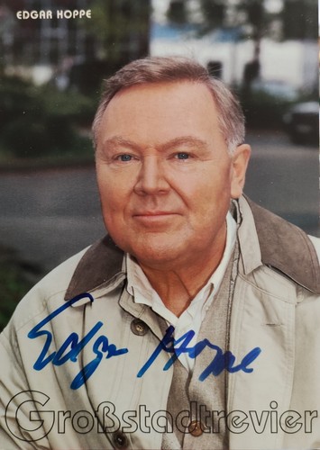 Autografo edgar hoppe - autografo,