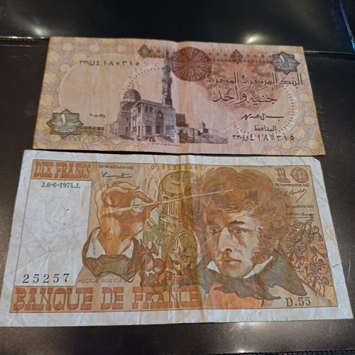 Lotto banconote estere - lotto, 10