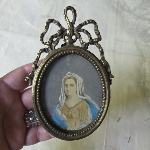 Ritratto miniatura dipinto - ritratto,