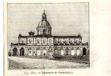 Stampa antica SANTUARIO di