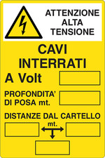 M-ITALY CARTELLO SEGNALETICO -