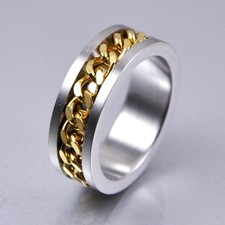 Men's Teenage Ring Steel Chain
