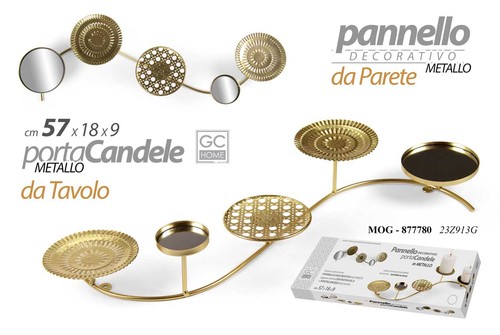 Portacandele tavolo alzata - portacandele,