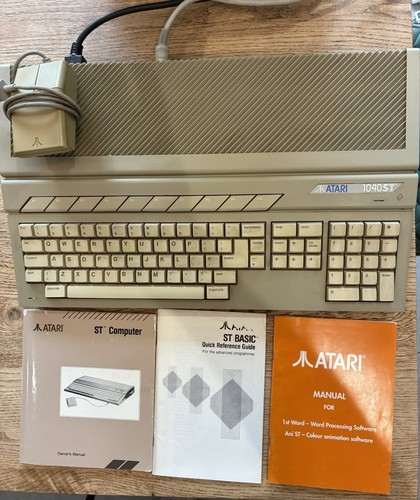 Atari 1040ste computer - atari,