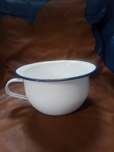 Vecchio vintage vaso smaltato - vecchio,