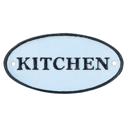 Insegna cucina ghisa targa - insegna,
