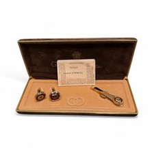 Vintage Gucci Cufflinks & Tie