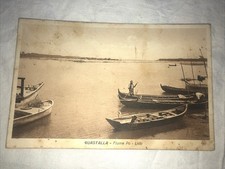 CARTOLINA DI GUASTALLA (REGGIO EMILIA)-FIUME PO E LIDO ANIMATA-1938