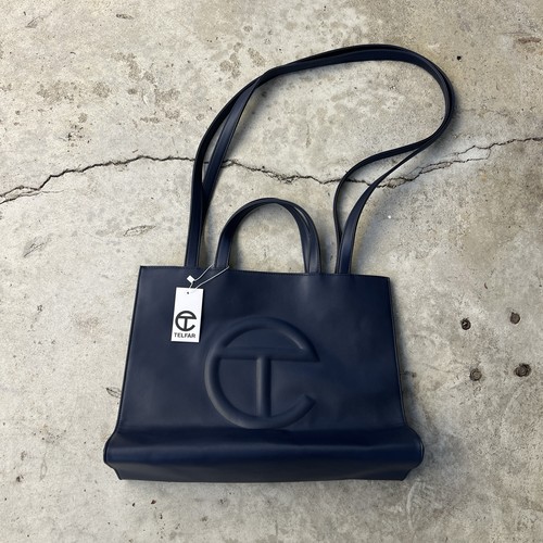 Borsa shopping telfar navy - shopping,