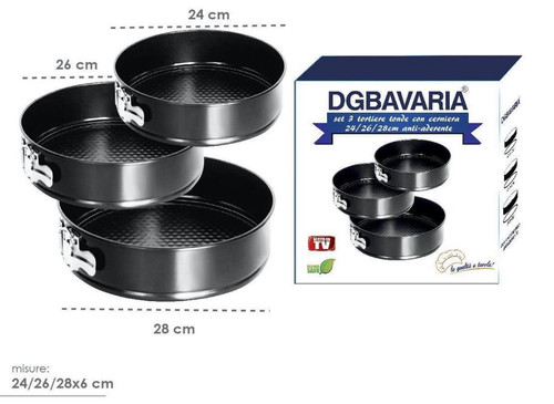 Kit tortiere tonde torta - tortiere,