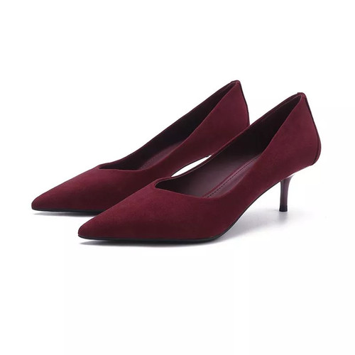Decolte rosso eleganti - decolte, punta