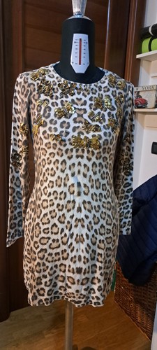 Abito donna tubino animalier - abito,