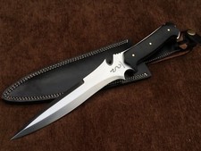 Coltello Krauser RE4 in acciaio a molla a foglia fatto a mano, coltello Bowie...