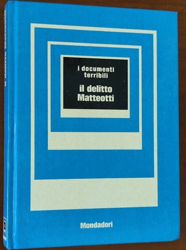 Libro delitto matteotti - libro,