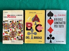 3 Libri sul BRIDGE (Rosa - Culbertson- Reese) Mursia 1961-1966-1968