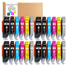 24 cartucce per Canon PGI550 XL CLI551 XL PIXMA MG7100 MG7150 iP8750