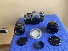 Canon AT-1 Reflex + Canon FD 50mm f1.8 S.C. + FD 28mm 1:2.8