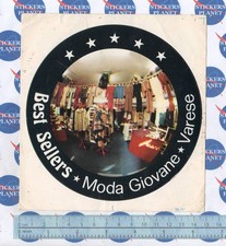 ADESIVO VINTAGE STICKER AUTOCOLLANT AUFKLEBER BEST SELLERS MODA GIOVANE VARESE