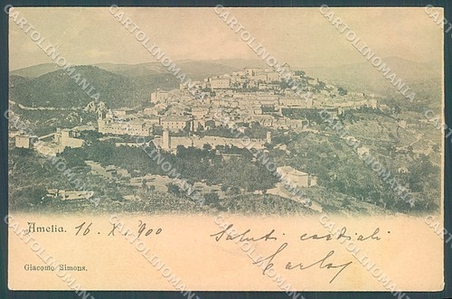 Terni amelia piega cartolina - piega,