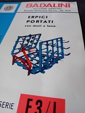 BADALINI ERPICI PORTATI DENTI A LAMA trattori pubblicitario vendita originale