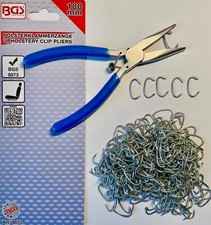 Pinza morsetto imbottitura 200 morsetti sedili auto Audi VW BMW OPEL Mercedes Porsche