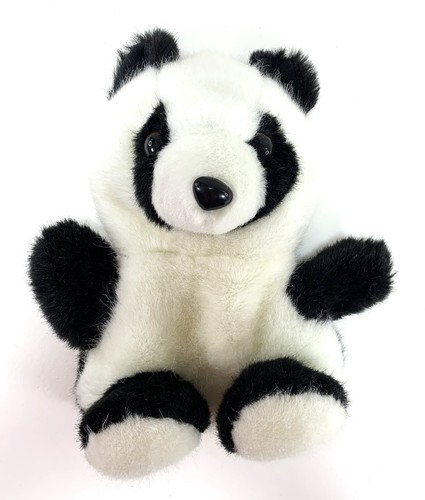 Panda pupazzo fatto mano - panda,