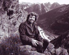 REINHOLD MESSNER foto firmata