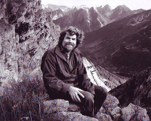 Reinhold messner foto - foto, firmata