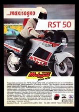 PUBBLICITÀ MALAGUTI PRIMA MOTO RST 50 1989 ADVERT / WERBUNG / PUBLICITÉ POSTER
