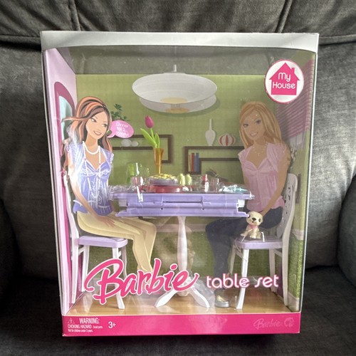 Set tavolo barbie 2008 - tavolo, casa
