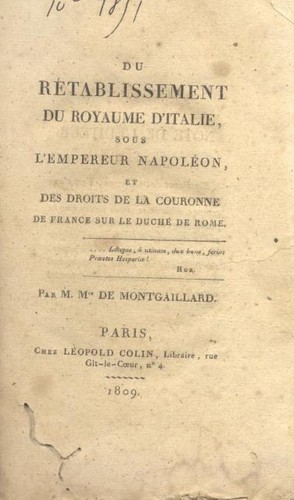 Montgaillard retablissement - m.,
