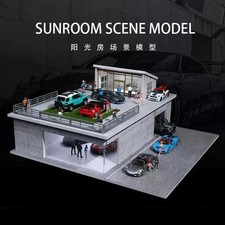 Diorama 1:64 auto garage