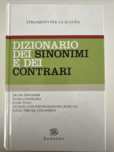 Dizionario dei sinonimi - dizionario,
