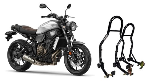 Coppia cavalletti alza moto - alza,