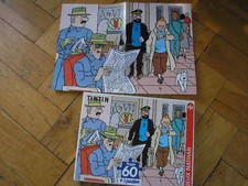 TINTIN PUZZLE HOTEL CORNAVIN CON POSTER NATHAN 60 PEZZI 1994