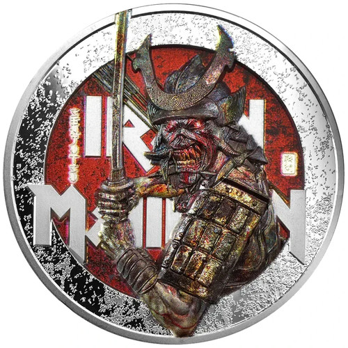 Silbermünze iron maiden - iron,