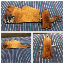 Battipenna in legno naturale