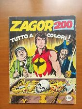 Zagor Zenith d'epoca n.251 a colori marzo 1982