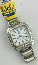 Orologio Q&Q Donna Acciaio Quarzo Forma Quadrata 38mm Japan Deployante