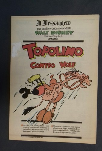Topolino messaggero - messaggero,,