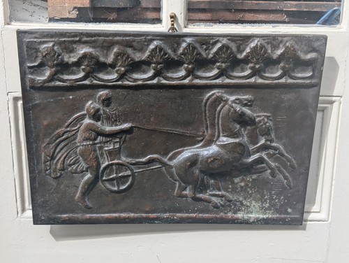 Romano greco carro cavalli - e,