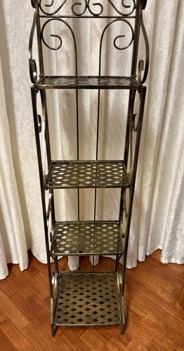 Antico scaffale ferro - in,
