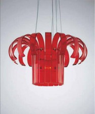 ZOE La Murrina Sospensione i vetro di Murano ROSSO 1 luce R7S