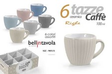 SET 6 TAZZINE CAFFè TAZZINA