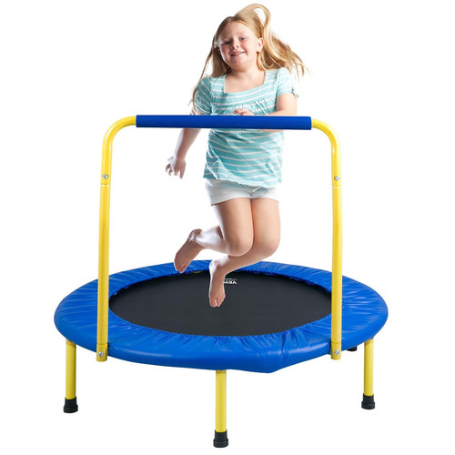 Trampolino pieghevole rotondo - pieghevole,