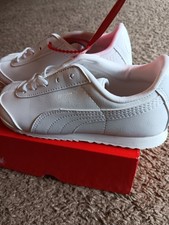 Puma Roma Basic bambino bianco